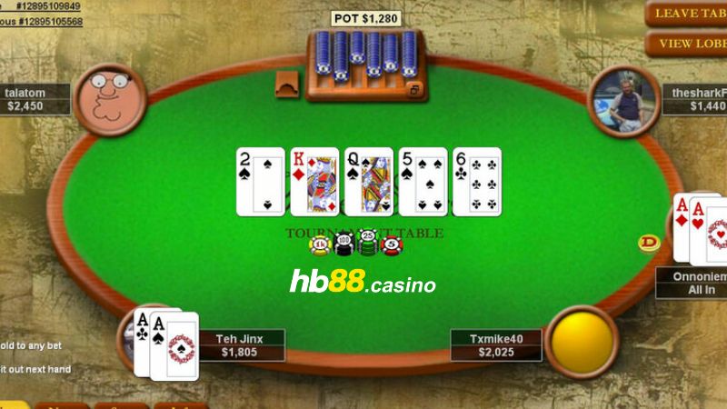 Luật chơi Poker Texas Hold'em HB88
